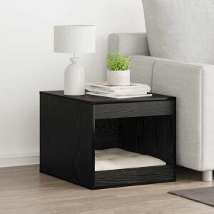 vidaXL Macska Alomtálca Bútor Fekete tölgy 47 x 59 x 42 cm Faanyag 146556327 - Állattartás