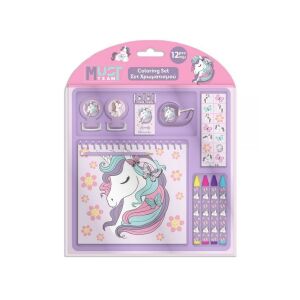 Luna: Must Team 12db-os unikornis színező szett 146556914 - Írószer szett
