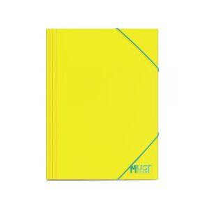 Luna: Must Team sárga gumis mappa 25x35cm 146557520 - Irattartó mappa