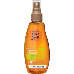 Dax Sun Relaksujący Olejek do opalania z herbatą Matcha SPF15  200ml 146560583 - Krem i olejek do opalania