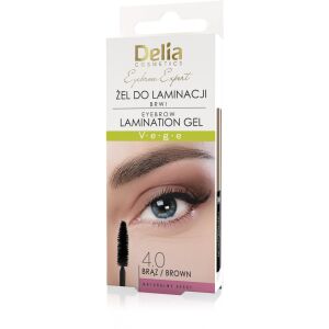 DELIA COSMETICS Eyebrow Expert Żel do laminacji brwi brązowy 4ml