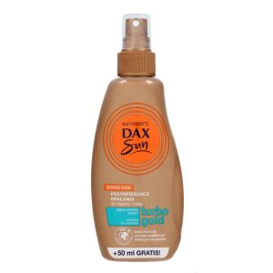 Dax Sun Przyspieszacz opalania do twarzy i ciała Turbo Gold - spray 200ml 146561169 - Krem i olejek do opalania