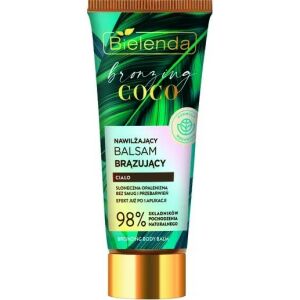 Bielenda Bronzing Coco Nawilżający balsam brązujący do ciała, 200ml 146561476 - Krem i olejek do opalania