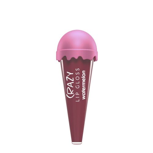 HISKIN Crazy Lip Gloss - Görögdinnye ízű. Jégkrémtölcsér alakú szájfény. - Szájfény