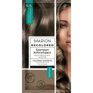 MARION Recolored Szampon koloryzujący nr 4.76 Czekoladowy Brąz (4-8 myć) 35ml