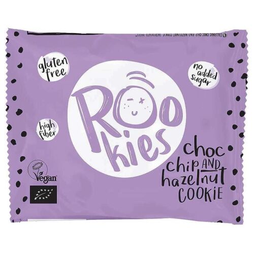 Rookies - Bio csokoládés és mogyorós keksz 40G