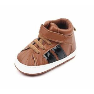 Ghetute maro cu dungi negre, 9-12 luni (Marimea 20 incaltaminte) 146571210 - Pantofi pentru copii