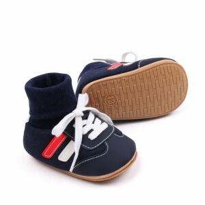 Tenisi negri cu ciorapel, 3-6 luni (Marimea 18 incaltaminte) 146571878 - Pantofi pentru copii