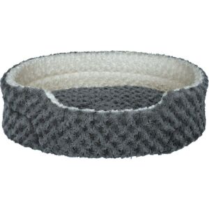 Plyšový pelíšek KALINE, šedo/krémový 146578799 - Macska fekhely