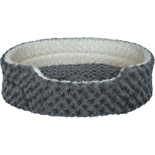 Plyšový pelíšek KALINE, šedo/krémový 146578799