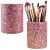 Tartályos csésze ecsetekhez és kiegészítőkhöz Glitter Pink – 25239 146579089
