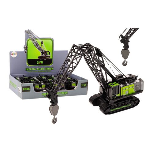 Lánctalpas daru fém kampós daru 1:55 Fekete-zöld 18863 146579358