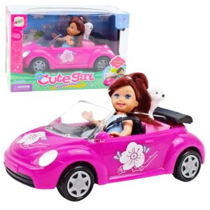Mini baba autó Cabriolet kutya szett – 24835