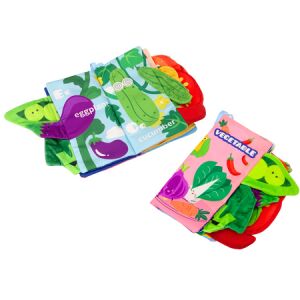 Puha könyves zöldségek, susogó, csikorgó, színes csecsemőknek 18063