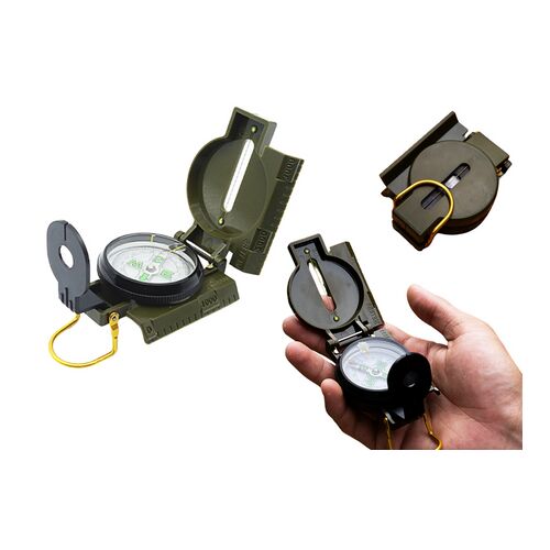 Turisztikai Iránytű Iránytű Mérő Fluoreszkáló Kezek Alumínium 20973 146580117