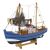 Gyűjthető dekoratív halászhajó modell kék 30x26cm- 22579 146580849