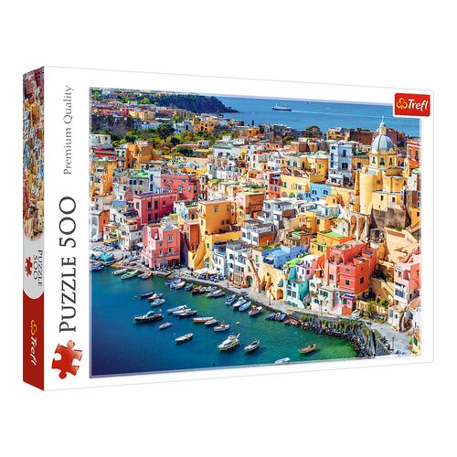 Puzzle -500 – Procida, Campania, Olaszország Trefl 37477 26521 146581247