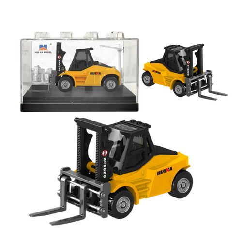 Targonca fém gyűjthető modell Huina Yellow 1:80 22729 146581449