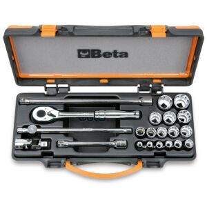 920AS/MBM-C21 16 Dugókulcs és 5 tartozék, fémdobozban 146582733 - Dugókulcs