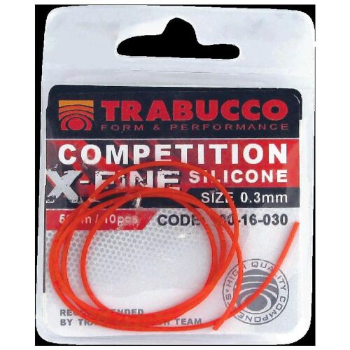 Trabucco Competition X-Fine Silicone 0.3mm horgász szerelék cső - Horgász szerelék kiegészítő