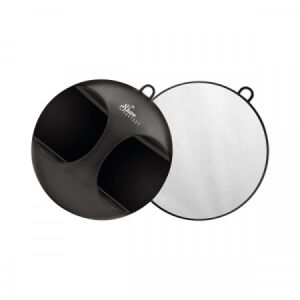 Professzionális kerek tükör fodrászatba, The Shave Factory