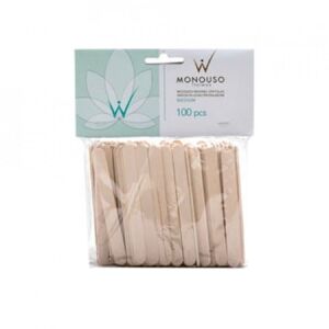 Közepes méretű fa viasz spatulák 100 db, Italwax