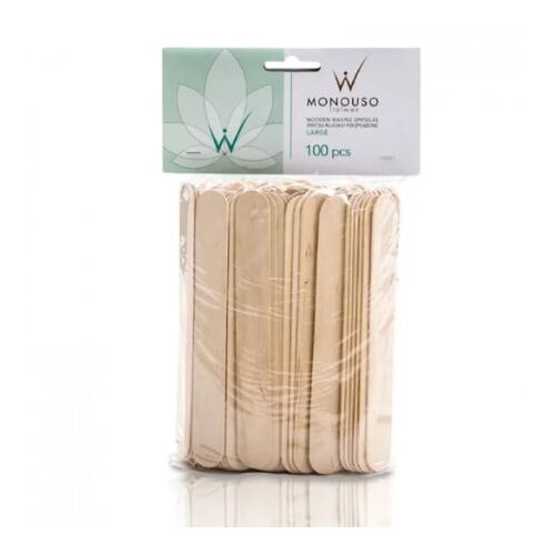 Nagy fa viasz spatulák 100 db, Italwax 146585197