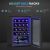 HOMCOM 20 palackos hűtőszekrény, 53 literes űrtartalom, UV-szűrős ajtó és állítható polcok, fekete 146585975