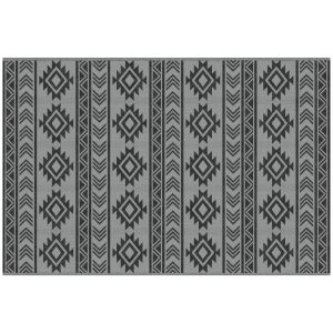 Outsunny kültéri szőnyeg 1,8 × 2,75 m – megfordítható és vízálló, műanyag szívószállal