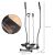 HOMCOM Fitness Stepper fogantyúval, rugalmas szalagokkal, LCD, acél/ABS, ezüst-fekete 146604288