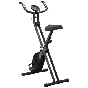 HOMCOM Bicicletă Statică cu Rezistență și Înălțime Reglabilă, 48x73x116 cm, Negru 146604802 - Aparate și echipamente cardio