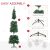 HOMCOM Albero di Natale Tallo 195cm Realistico Con Pigne Decorative és 556 Rami 146606084