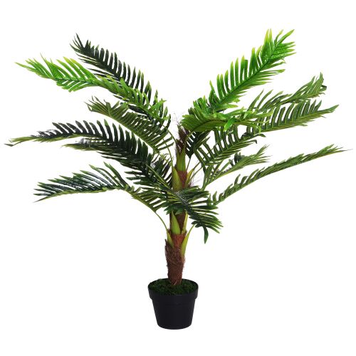 Outsunny Planta Artificiala Palmier Cycas 123cm 146607263