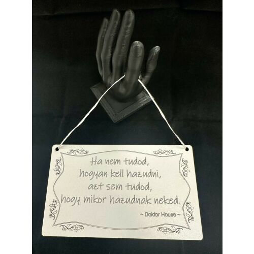 Doktor House idézetes tábla – Egy kis cinizmus a mindennapokra! 146610531