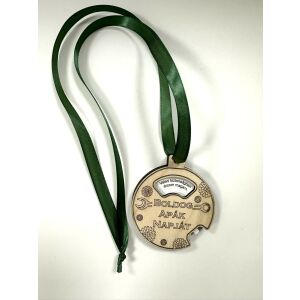 „Apák Napi Bajnoki Érem – Gravírozott üzenettel” 146610584 - Ajándék tábla