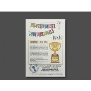 Legjobb Kolléga – Díszújság ajándékba 146610589 - Vicces ajándék