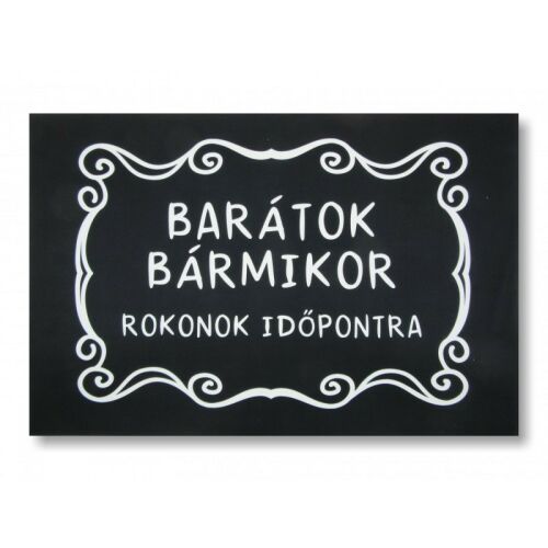 Barátok bármikor – Vicces lábtörlő (60×40 cm) 146610684
