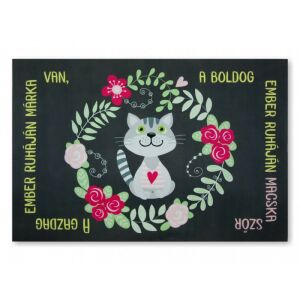 Macskaszőr – Cicás vicces lábtörlő (60×40 cm) 146610690 - Lakberendezés