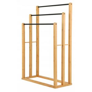 Vešiak na uteráky, hnedý a čierny, 83,5 x 55 x 24 cm 146610817 - Jumi