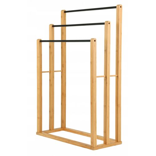 Vešiak na uteráky, hnedý a čierny, 83,5 x 55 x 24 cm 146610817