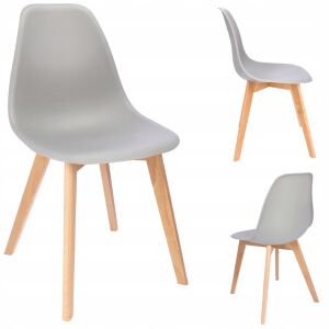 Scaun ADA Plastic Gri 146610831 - Mobilier pentru sufragerie