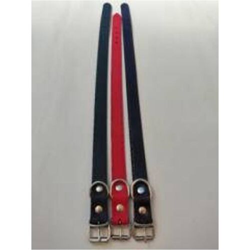 Nyakörv (bőr, varrás nélkül) kutyák részére (barna, fekete vagy piros színben) 3+mm/20mm/50cm 146610931
