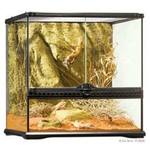 Exo-Terra Small Wide Terrarium - Dekoratív kivitelű üvegterrárium (45x45x45cm) 146610955 - Hal- & Hüllőtartás