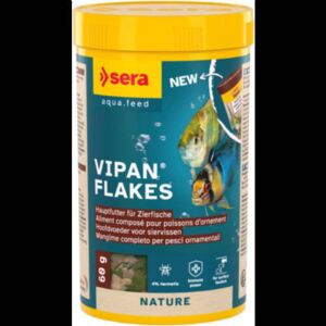 Sera Vipan Flakes - lemezes táplálék díszhalak számára (250ml/60g) 146610998 - Haleledel
