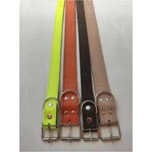 Nyakörv (bőr, bélelt) kutyák részére (több féle színben) 20mm/40cm