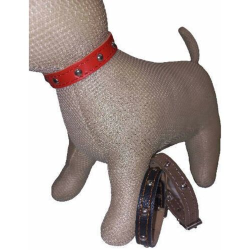 Nyakörv (bőr, veretes) kutyák részére (több féle színben) 25mm/55cm 146611107