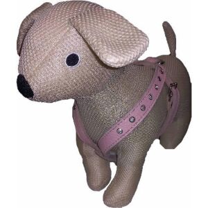 KT. BA3041 Bőr hám díszes Y strasszos 20/75