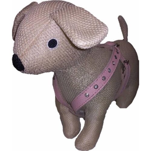 KT. BA3040 Bőr hám díszes Y strasszos 20/65 146611128