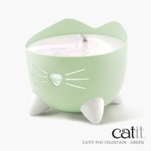 Catit Pixie Cat Drinking Fountain  - ívókút (mentazöld) macskák részére (2,5 liter) 146611260 - Állattartás