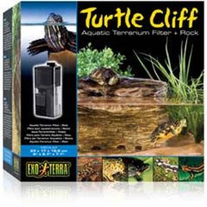 Exo-Terra Cliff Aquatic Terrarium Filter +Rock Medium - Szűrő és pihenőhely teknősterráriumba (M) 146611325 - Hagen